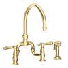 Newport Brass Chesterfield(R): Kitchen Bridge Faucet with Side Spray