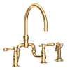 Newport Brass Chesterfield(R): Kitchen Bridge Faucet with Side Spray
