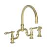 Newport Brass Chesterfield(R): Kitchen Bridge Faucet with Side Spray