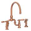 Newport Brass Chesterfield(R): Kitchen Bridge Faucet with Side Spray