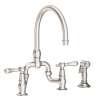 Newport Brass Chesterfield(R): Kitchen Bridge Faucet with Side Spray