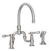 Newport Brass Chesterfield(R): Kitchen Bridge Faucet with Side Spray