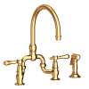 Newport Brass Chesterfield(R): Kitchen Bridge Faucet with Side Spray