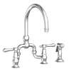 Newport Brass Chesterfield(R): Kitchen Bridge Faucet with Side Spray