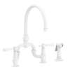 Newport Brass Chesterfield(R): Kitchen Bridge Faucet with Side Spray