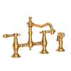 Newport Brass Chesterfield(R): Kitchen Bridge Faucet with Side Spray