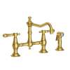 Newport Brass Chesterfield(R): Kitchen Bridge Faucet with Side Spray