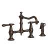 Newport Brass Chesterfield(R): Kitchen Bridge Faucet with Side Spray
