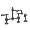 Newport Brass Chesterfield(R): Kitchen Bridge Faucet with Side Spray