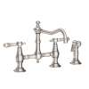 Newport Brass Chesterfield(R): Kitchen Bridge Faucet with Side Spray
