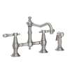 Newport Brass Chesterfield(R): Kitchen Bridge Faucet with Side Spray