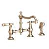 Newport Brass Chesterfield(R): Kitchen Bridge Faucet with Side Spray