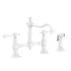 Newport Brass Chesterfield(R): Kitchen Bridge Faucet with Side Spray