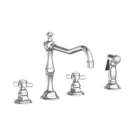 Newport Brass Chesterfield(R): Kitchen Faucet with Side Spray