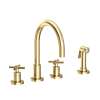 Newport Brass East Linear(R): Kitchen Faucet with Side Spray