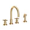 Newport Brass East Linear(R): Kitchen Faucet with Side Spray