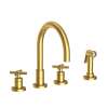 Newport Brass East Linear(R): Kitchen Faucet with Side Spray