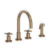 Newport Brass East Linear(R): Kitchen Faucet with Side Spray