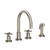 Newport Brass East Linear(R): Kitchen Faucet with Side Spray