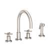 Newport Brass East Linear(R): Kitchen Faucet with Side Spray