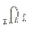 Newport Brass East Linear(R): Kitchen Faucet with Side Spray