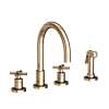 Newport Brass East Linear(R): Kitchen Faucet with Side Spray