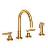 Newport Brass East Linear(R): Kitchen Faucet with Side Spray