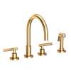 Newport Brass East Linear(R): Kitchen Faucet with Side Spray