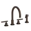 Newport Brass East Linear(R): Kitchen Faucet with Side Spray
