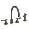 Newport Brass East Linear(R): Kitchen Faucet with Side Spray