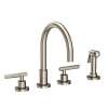 Newport Brass East Linear(R): Kitchen Faucet with Side Spray