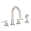 Newport Brass East Linear(R): Kitchen Faucet with Side Spray