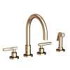 Newport Brass East Linear(R): Kitchen Faucet with Side Spray