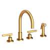 Newport Brass East Linear(R): Kitchen Faucet with Side Spray