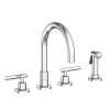 Newport Brass East Linear(R): Kitchen Faucet with Side Spray