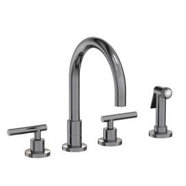 Newport Brass East Linear(R): Kitchen Faucet with Side Spray