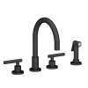 Newport Brass East Linear(R): Kitchen Faucet with Side Spray
