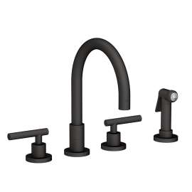 Newport Brass East Linear(R): Kitchen Faucet with Side Spray