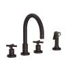 Newport Brass East Linear(R): Kitchen Faucet with Side Spray