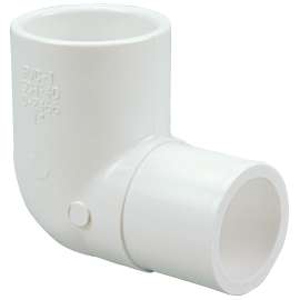 409-015 1-1/2 in. x 1-1/2 in. 90° Street Elbow Spg x Slip - PVC Schedule 40 (Order in Multiples of 25), L059300