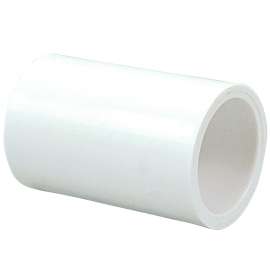 429-080 8 in. x 8 in. Coupling Slip x Slip - PVC Schedule 40 (Order in Multiples of 4), L804050