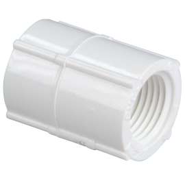430-010 1 in. x 1 in. Coupling FIPT x FIPT - PVC Schedule 40 (Order in Multiples of 50), L005100P