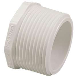 450-010 1 MIPT PLUG PVC 40, Plug MIPT - PVC Schedule 40, 4616-4