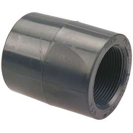4503 1/4 in. x 1/4 in. Female Adapter Coupling S x FPT - PVC Schedule 80, CA04100
