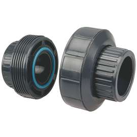 4533 1-1/4 in. FKM Socket Union S x S - PVC Schedule 80, CA19950