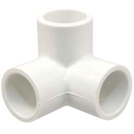 413-007 3/4 in. x 3/4 in. x 3/4 in. 90° Elbow with Side Outlet Slip x Slip x Slip - PVC Schedule 40 (Order in Multiples of 50), L074100