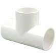 401-210 1-1/2 in. x 1-1/2 in. x 3/4 in. Tee Slip x Slip x Slip - PVC Schedule 40 (Order in Multiples of 25), L10165Y