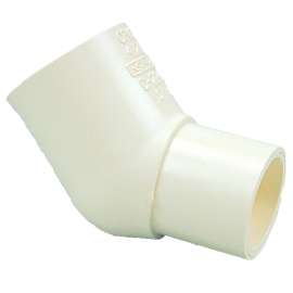 Nibco M048000 4706-2 1/2 in. x 1/2 in. 45 degree Elbow Spg x Slip - CPVC-CTS (25 PER ORDER)