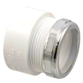 4801-7-C 1-1/2 in. x 1-1/4 in. Trap Adapter H x SJ - PVC DWV (Order in Multiples of 100), K018170