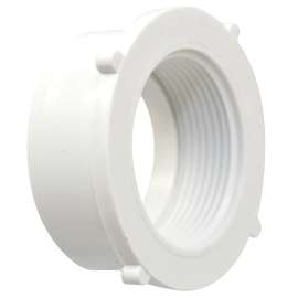 4803-2-F 1-1/2 in. x 1-1/4 in. Female Flush Adapter Spg x FIPT - PVC DWV (Order in Multiples of 50), K177500